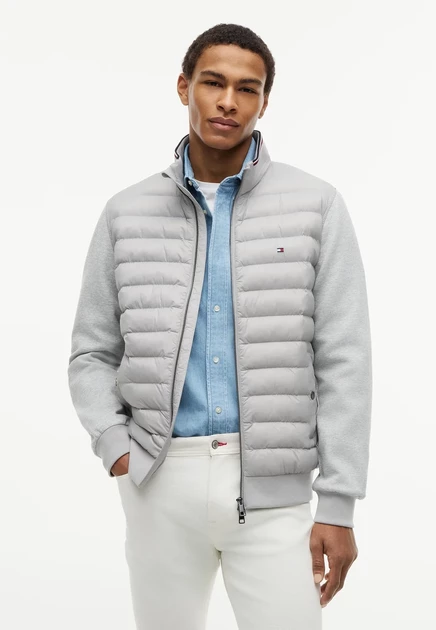 Мужская куртка Tommy Hilfiger MIX, светло-серая