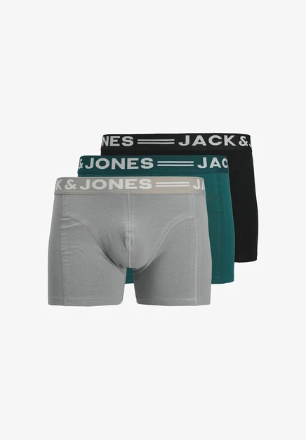 Мужские боксеры Jack & Jones Sense, 3 пары, черно-синие