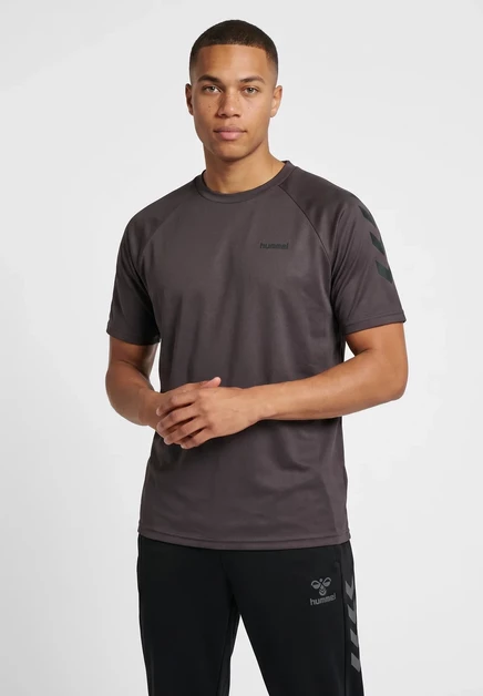 Мужская футболка Hummel HMLKEEPER CHEVRON, сланцевая