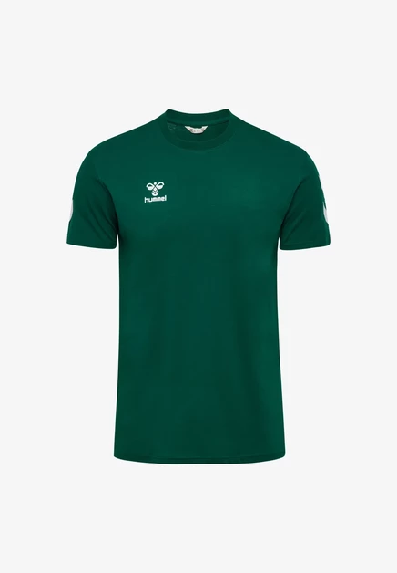 Мужская футболка Hummel Go 2.0 Chevron, темно-зеленая