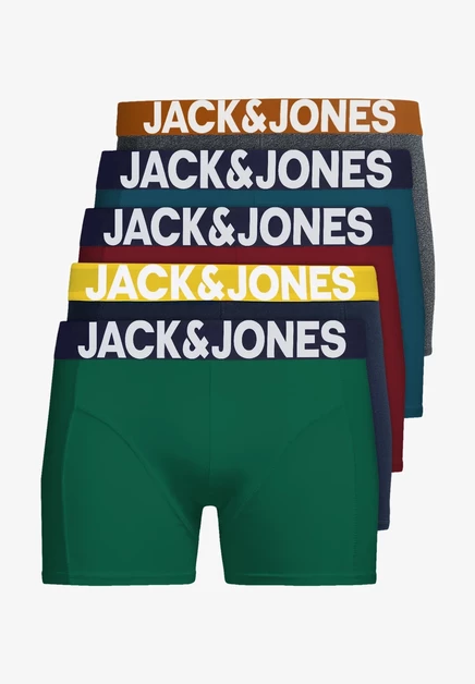 Мужские боксеры Jack & Jones SOLID, 5 шт., зеленые