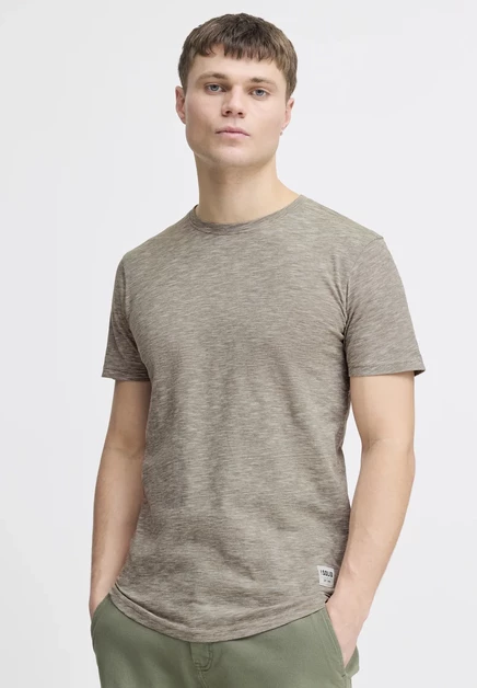 Мужская футболка Solid SDFIGOS Striped, оливковая