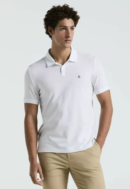 Мужское поло Original Penguin Daddy Pique, белое