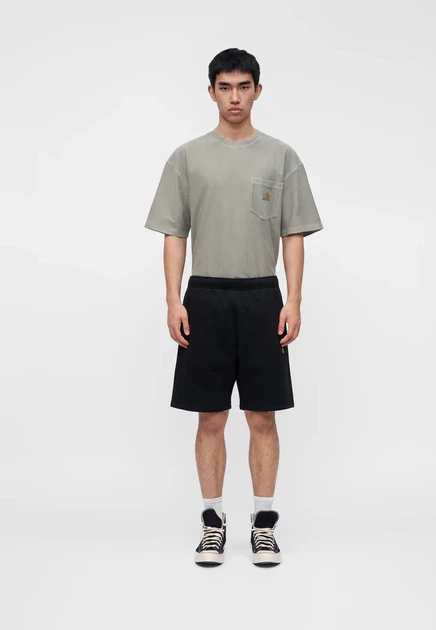 Мужские шорты Carhartt WIP Chase, черно-золотистые