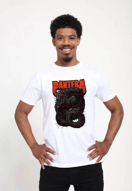 Мужская футболка Henry Tiger Pantera, белая