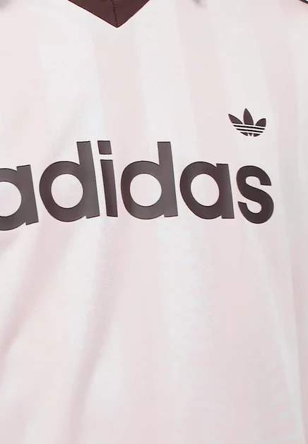Мужское поло adidas Originals, зелёное и розовое