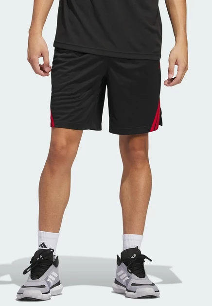 Мужские шорты adidas Performance 3-Stripes, черно-красные