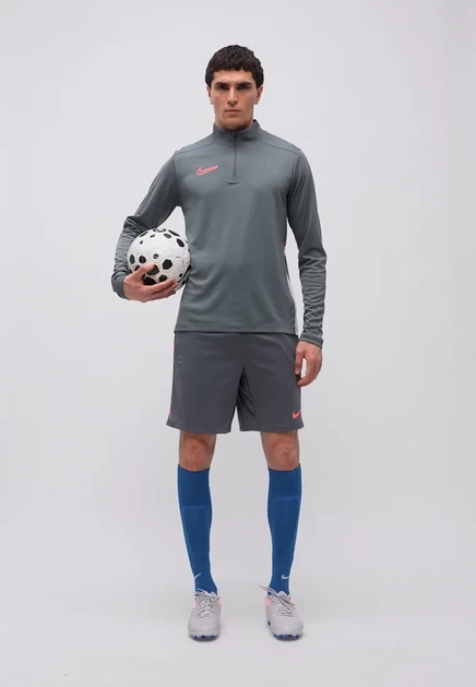 Лонгслив Nike Performance ACD25, серо-бело-розовый