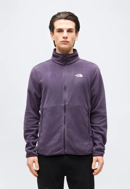 The North Face GLACIER JACKET - Fleece jacket - grey heather endless dusk
