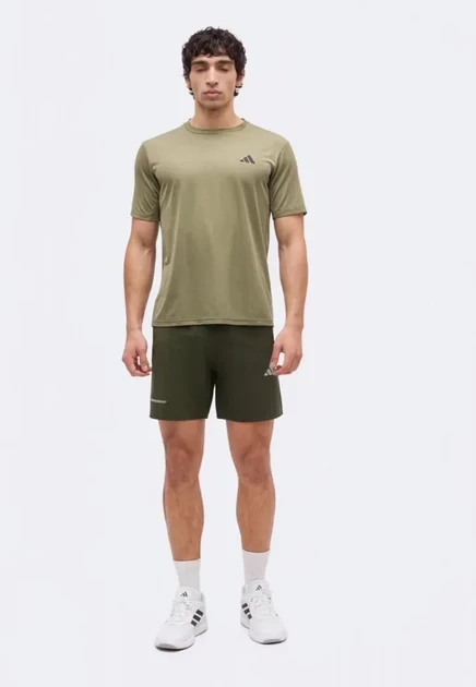 Мужская футболка adidas Performance, бело-оливковая