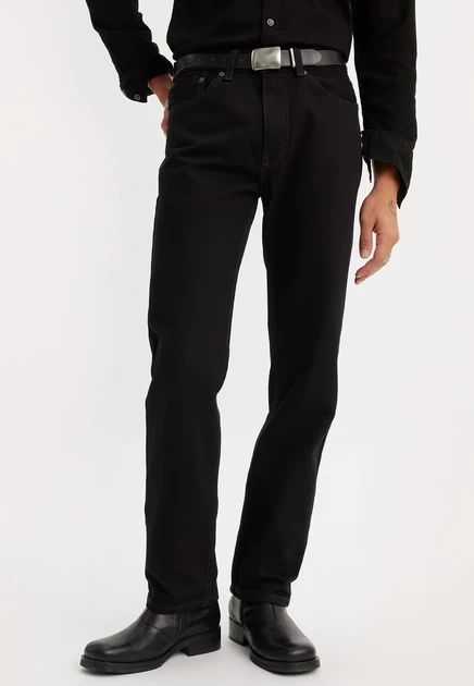 Levi's® 505® REGULAR - Straight leg jeans - hats off black 37743