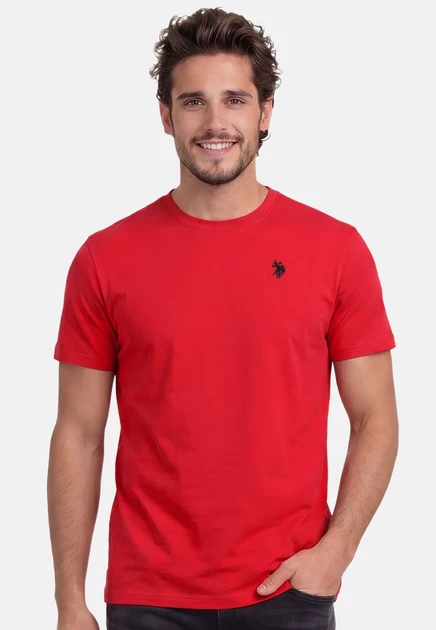Мужская футболка U.S. Polo Assn. USNaash, красно-синяя