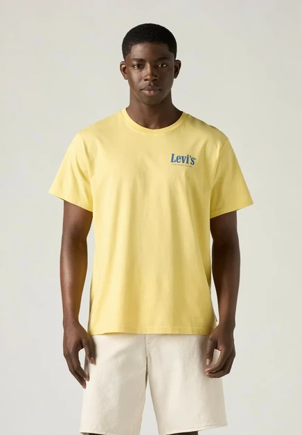 Мужская футболка Levi's LSE Relaxed Fit, желтая