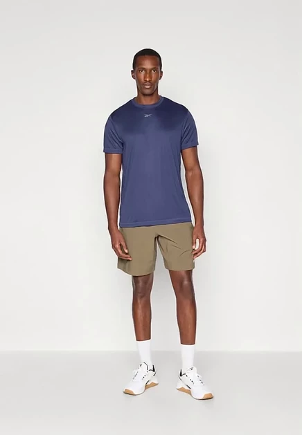 Мужская футболка Reebok ID Train Tech, темно-синяя