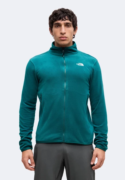 The North Face GLACIER JACKET - Fleece jacket - grey heather pacific teal