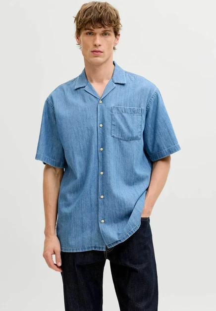 Мужская рубашка R.D.D. Royal Denim, голубая