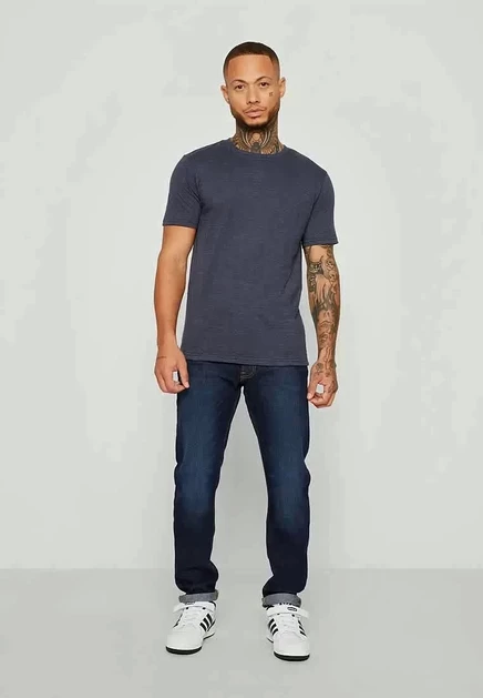 Мужские футболки Denim Project DPM10, 10 шт., черно-белые