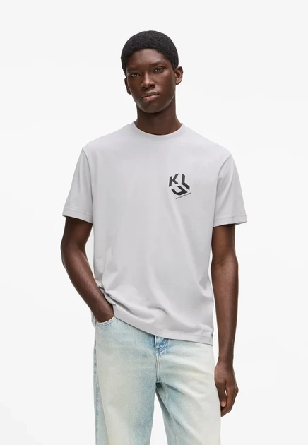 Мужская футболка Karl Lagerfeld Jeans Monogram, синяя