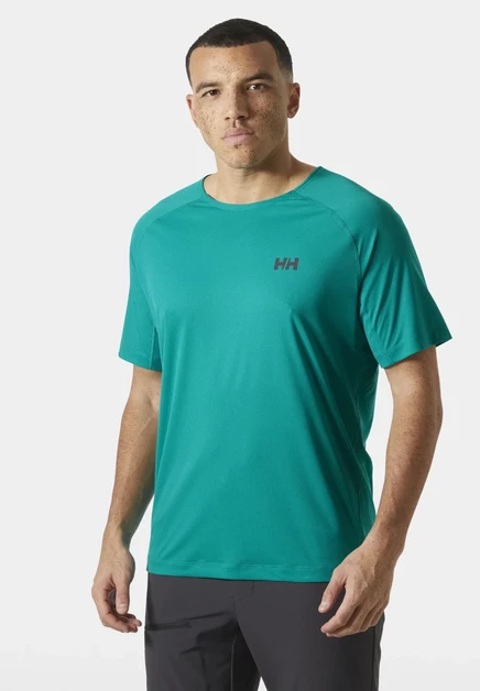 Мужская футболка Helly Hansen Trail Short Sleeve, зеленая