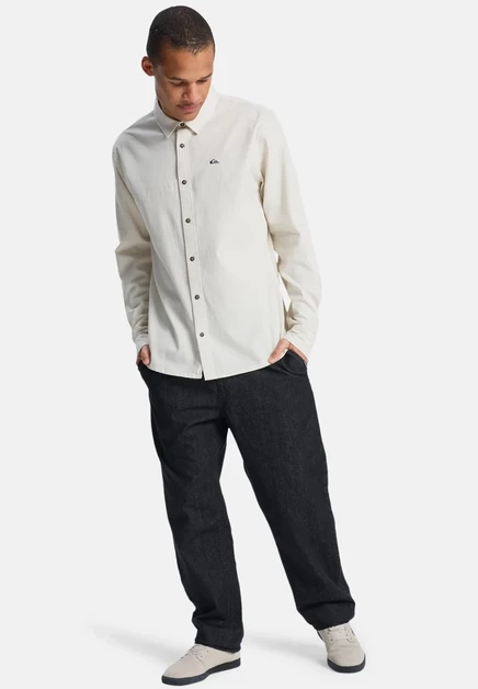 Мужские прямые джинсы Quiksilver Taxer Regular, чёрные