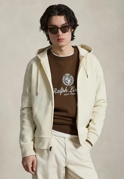 Мужское худи Polo Ralph Lauren DOUBLE-KNIT, кремовое