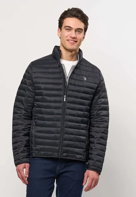 Мужская куртка U.S. Polo Assn. UMMATT, серо-бежевая