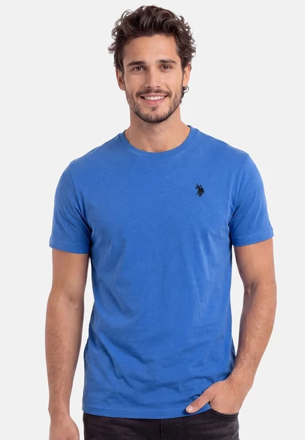 Мужская футболка U.S. Polo Assn. USNaash, кобальтовая