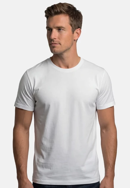 Ragman 6 PACK - Basic T-shirt - weiß weiß   schwarz   grau