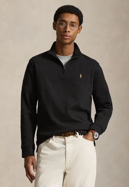 Мужская толстовка Polo Ralph Lauren Estate-Rib, черная