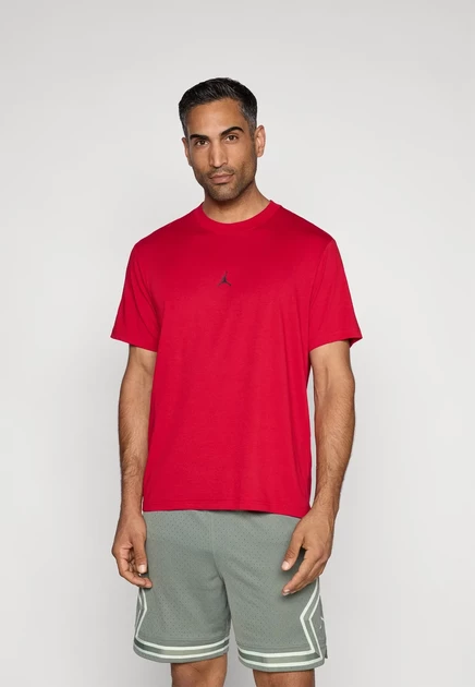 Мужская футболка Jordan Jumpman Crew, красно-черная