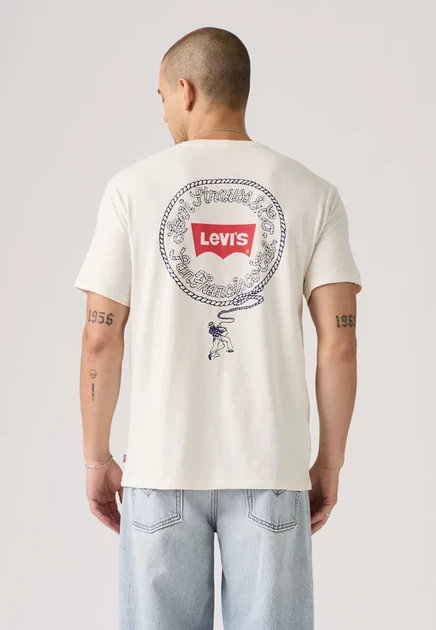Мужская футболка Levi's RELAXED FIT TEE, белая