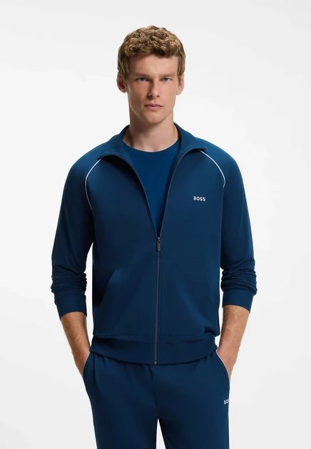 Мужская толстовка Boss Mix&Match Jacket Z, бирюзовая