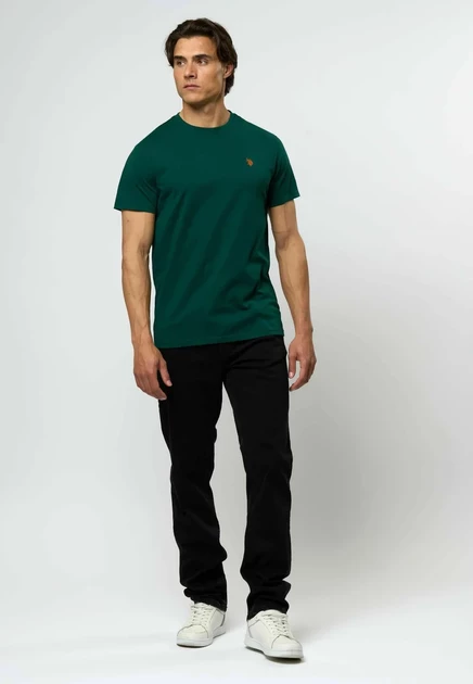U.S. Polo Assn. UMARJUN 5-PACK T-SHIRT - Basic T-shirt - sapp crockery/peach/yellow/white white darks tired bwnsug rainf