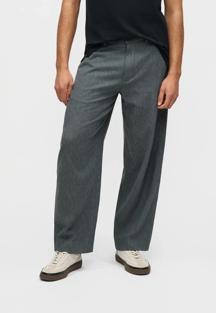 Мужские брюки Abercrombie & Fitch Baggy, серые