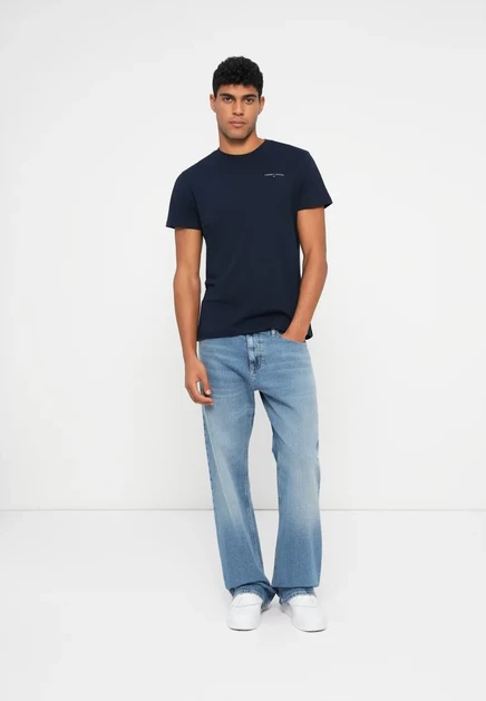 Мужские футболки Tommy Jeans Linear, 2 шт., экрю/черные