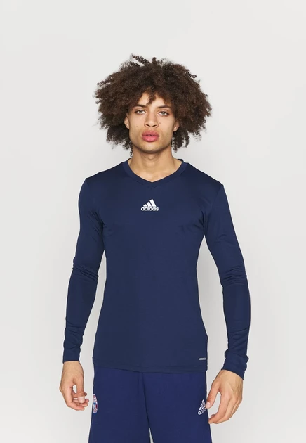 Мужской лонгслив adidas Performance Team Base Tee, темно-синий