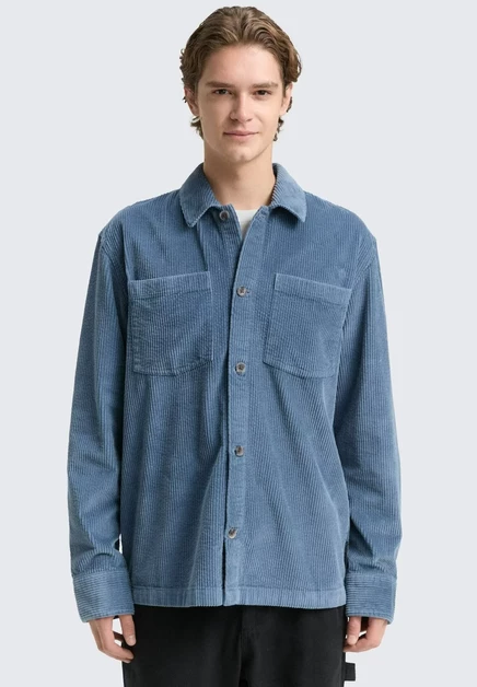 Мужская куртка Tom Tailor Denim, джинсово-синяя