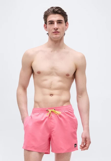 Мужские шорты Quiksilver EVERYDAY SOLID VOLLEY, розовые
