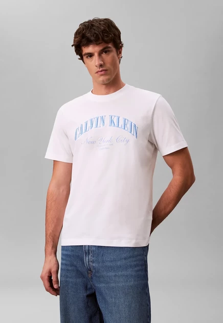 Мужская футболка Calvin Klein Jeans March, белая