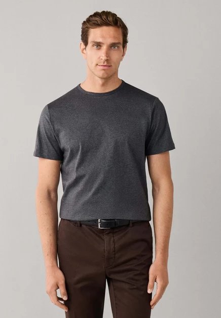 Мужская футболка Hackett London Basic, темно-серая