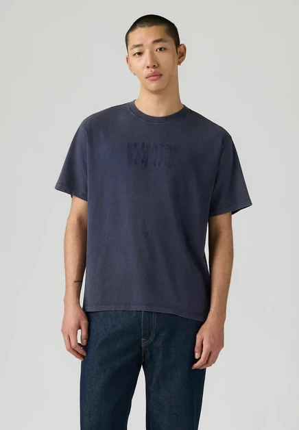 Мужская футболка Levi's Vintage Fit 501, серо-синяя