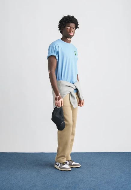 Мужские спортивные брюки Nike CLUB PANT, бежевые/синие