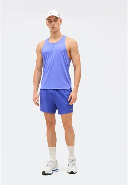 Мужские беговые шорты Nike Performance Stride, лазурные