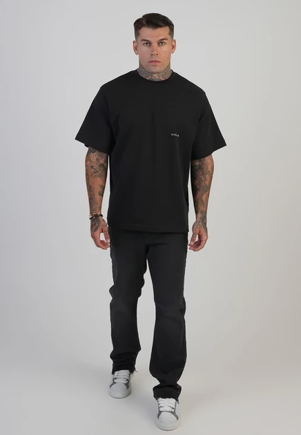 Мужские джинсы SikSilk Flare Fit, черные