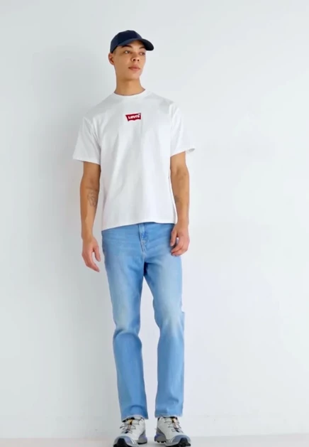 Мужская футболка Levi's Vintage Fit Tee, серо-белая