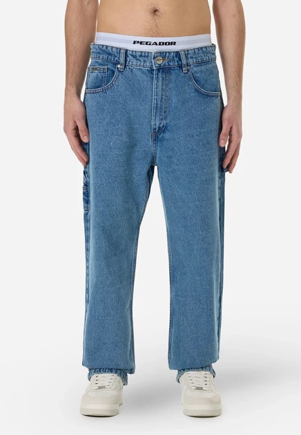 Мужские джинсы Pegador Daule Baggy, синие