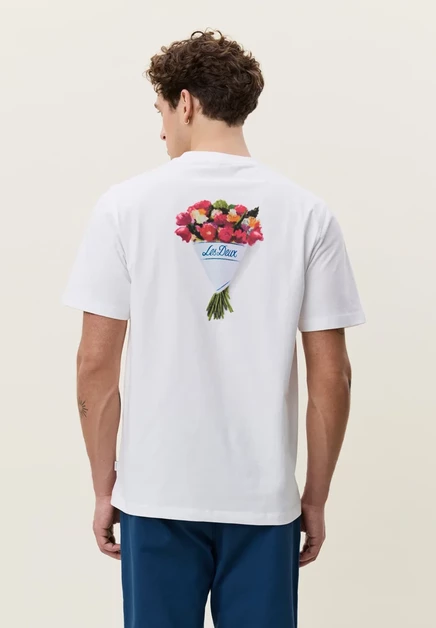 Мужская футболка Les Deux Bouquet, белая