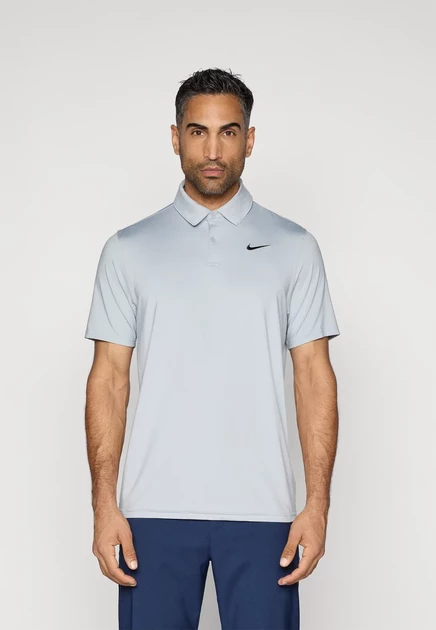 Мужское поло Nike Golf Victory Solid, серо-черное