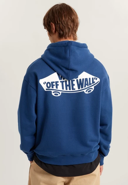 Мужское худи Vans DOUBLE STANDARD, черно-синее
