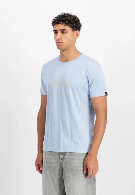 Мужская футболка Alpha Industries Print, голубая
